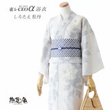 撫松庵 浴衣 セオアルファ しろたえ 牡丹