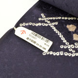 藤井絞 正絹 絞り小紋 花菱井桁