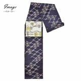 藤井絞 正絹 絞り小紋 花菱井桁