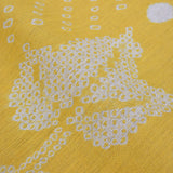 藤井絞 綿麻浴衣 2025新作 葡萄