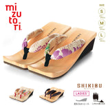 げたのみずとり 下駄 水鳥 SHIKIBU 6.5cmヒール