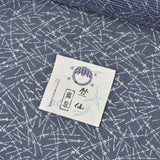 竺仙 絹紅梅 夏着物 単衣 小紋 反物