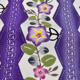 本場琉球びんがた名古屋帯 野朝顔 ( 未仕立て )