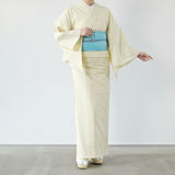 【 2024 】5-9kimono 綿麻着物 陽光 イチョウ