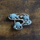 【2024】 5-9kimono 帯留め 流水と魚