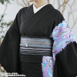 【2024】 5-9kimono 紗半幅帯 長尺 夜風