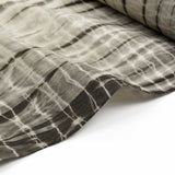 藤井絞 綿麻浴衣 備長炭繊維 バリ絞染 ユニセックス