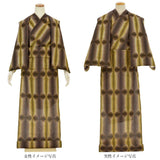 藤井絞 綿麻浴衣 備長炭繊維 雪花リボン ユニセックス