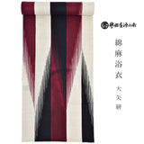 誉田屋源兵衛 綿浴衣 大矢絣(レディース)