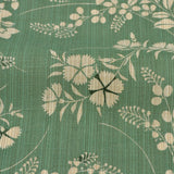 竺仙 浴衣 松煙染小紋 秋草模様 浴衣反物