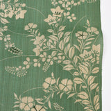 竺仙 浴衣 松煙染小紋 秋草模様 浴衣反物