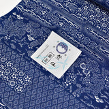 竺仙 浴衣 長板本染中形 浴衣反物