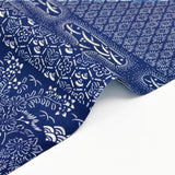 竺仙 浴衣 長板本染中形 浴衣反物