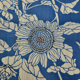 竺仙 浴衣 奥州小紋 ひまわり 浴衣反物