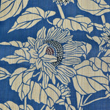 竺仙 浴衣 奥州小紋 ひまわり 浴衣反物