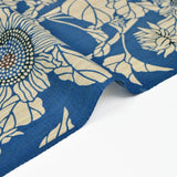 竺仙 浴衣 奥州小紋 ひまわり 浴衣反物