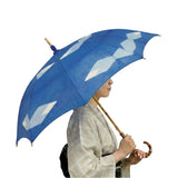 藤井絞 日傘 絞り染め