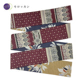 召しませ華 リバーシブル半幅帯 長尺