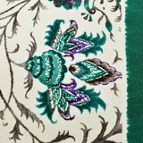 多ち花 九寸名古屋帯 摺り型友禅 菱取ペルシャ