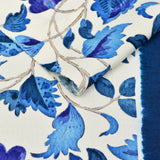 多ち花 九寸名古屋帯 摺り型友禅 金更紗