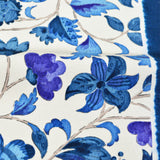 多ち花 九寸名古屋帯 摺り型友禅 金更紗