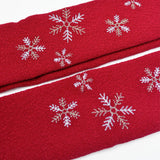 【結ばない帯揚げ】 楽々おびあげ 刺繍 雪の結晶