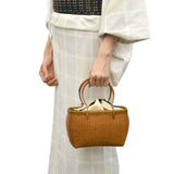 和小物さくら 竹かごバッグ