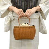 和小物さくら 竹かごバッグ