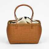 和小物さくら 竹かごバッグ