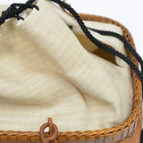 和小物さくら 竹かごバッグ