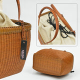 和小物さくら 竹かごバッグ