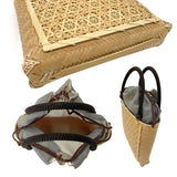 和小物さくら 竹かごバッグ 華六ツ目編み メンズ