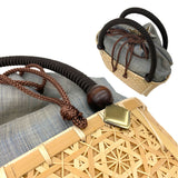 和小物さくら 竹かごバッグ 華六ツ目編み メンズ