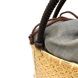 和小物さくら 竹かごバッグ 華六ツ目編み メンズ