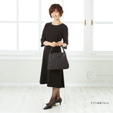 岩佐 フォーマルバッグ バラ柄ジャガード織 1938