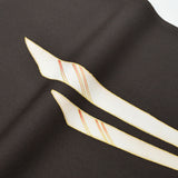 室町京正 塩瀬名古屋帯 桧扇 ( 未仕立て )