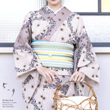 59kimono 5-9きもの アンティークリース ブラウン