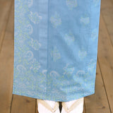 59kimono 5-9きもの フレームサラサ ブルー