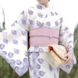 59kimono 5-9きもの フレームサラサ ホワイト