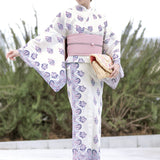 59kimono 5-9きもの フレームサラサ ホワイト