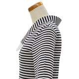 ふぁんじゅ 半衿付きTシャツ シマシマ