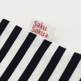 ふぁんじゅ 半衿付きTシャツ シマシマ