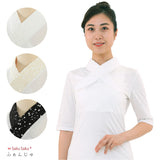 ふぁんじゅ 半衿付きTシャツ レース