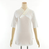 ふぁんじゅ 半衿付きTシャツ レース