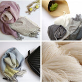 結城紬ショール ユニセックス