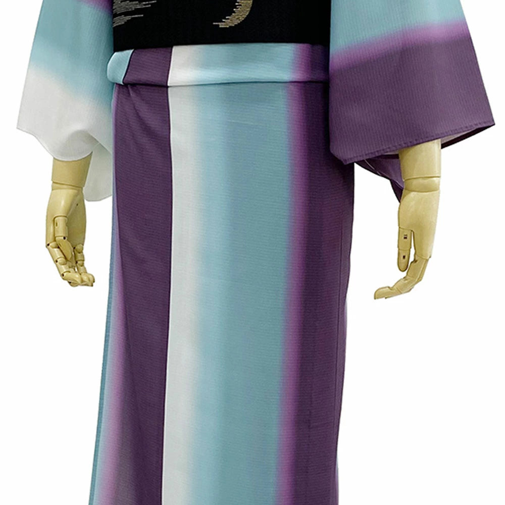撫松庵 浴衣ぼかし絽 ムラサキ セオ アルファ 浴衣 レディース