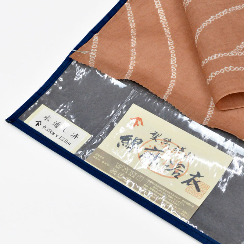 藤井絞 綿麻浴衣 2025新作 ねじれ
