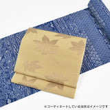 紫紘 夏八寸名古屋帯 紅葉散し 未仕立て