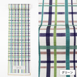 博多織 松装織物 狂言格子 紋八寸名古屋帯