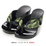 げたのみずとり 下駄 水鳥 hitete 6.5cmヒール